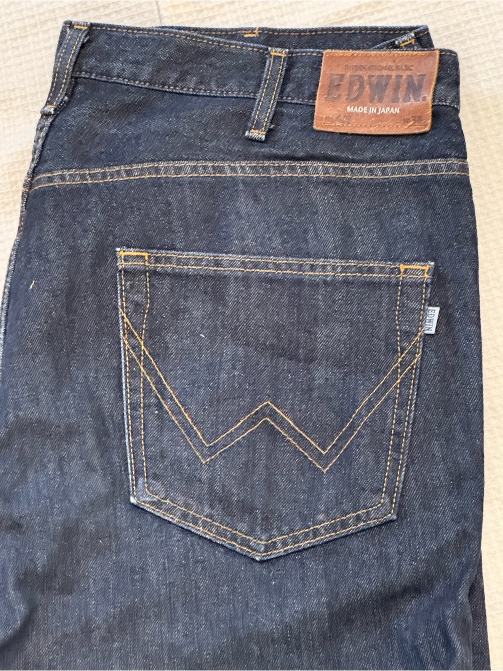 EDWIN Men’s Dark Blue Selvedge Jeans - Classic Straight Fit made in Japan